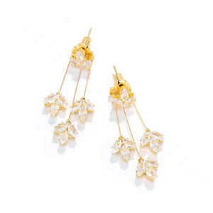Maple Crystal Earrings
