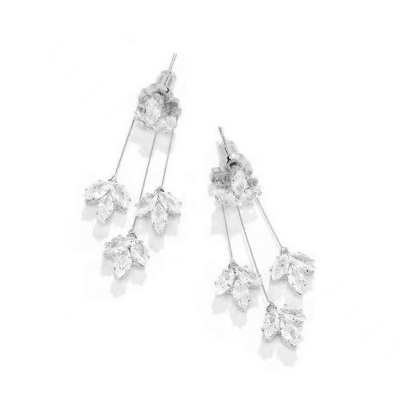 Maple Crystal Earrings