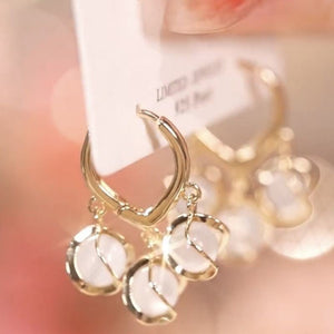 Spiral Opal Earrings