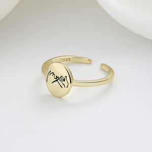 Side By Side Promise Ring