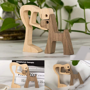 Pet Lover - Wood Sculpture Table Ornaments