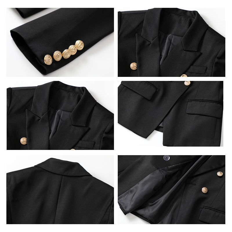 Women's Casual Shoulder Padded Suit