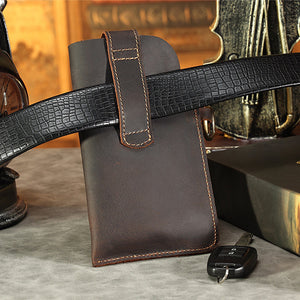 Multifunctional Leather Mobile Phone Bag