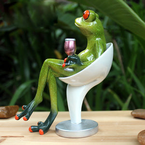 Festival Frog Resin Crafts Frog Pastoral Ornament