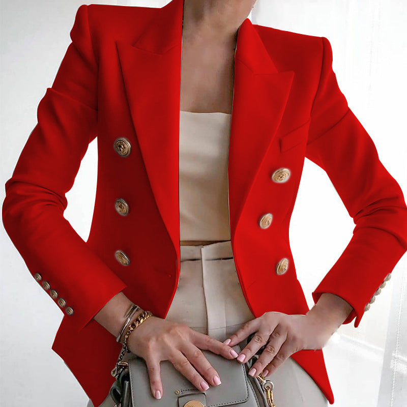Women's Casual Shoulder Padded Suit