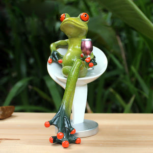 Festival Frog Resin Crafts Frog Pastoral Ornament