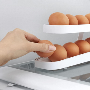 Automatic Scrolling Egg Rack Holder Storage Box