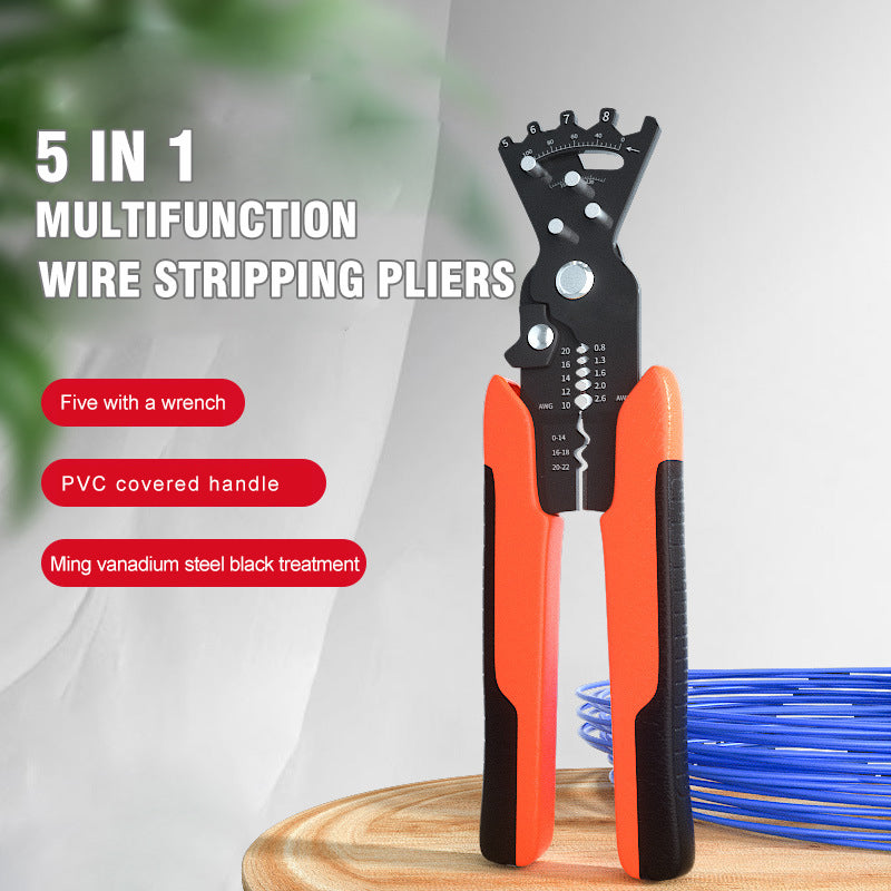 Multi-functional wire stripper