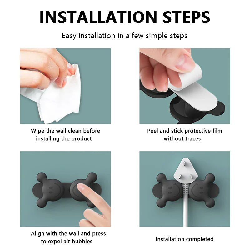 Smile Face Cord Organizer