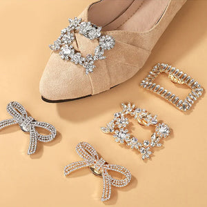 Detachable Rhinestone High Heel Shoes Buckle