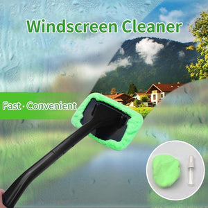 Microfiber Cleaner With 2 Reusable Microfiber Hood