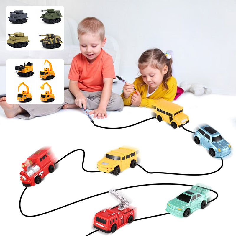 Follow-The-Line Inductive Car