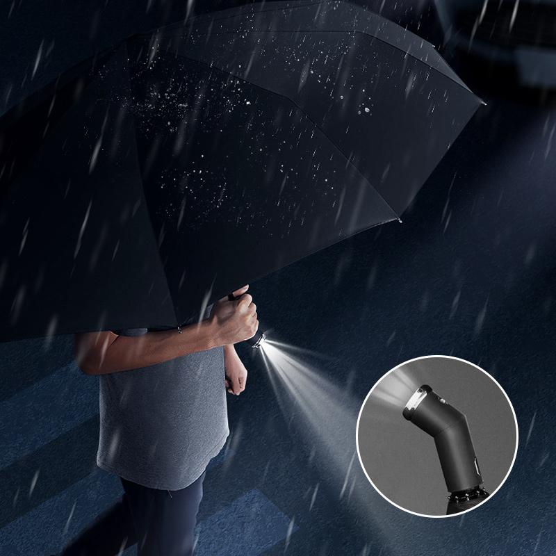 Windproof LED Sun & Rain Umbrella