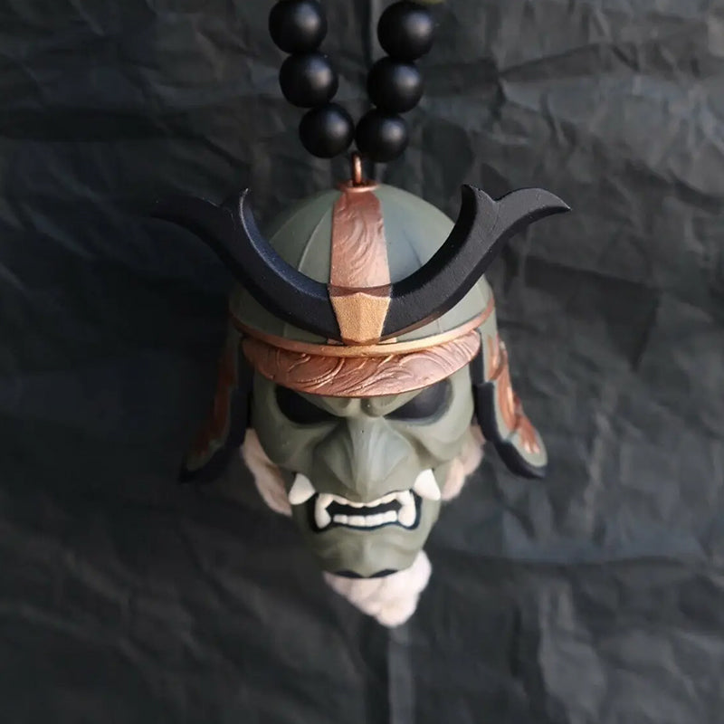 Samurai Helmet Car Hanging Pendant