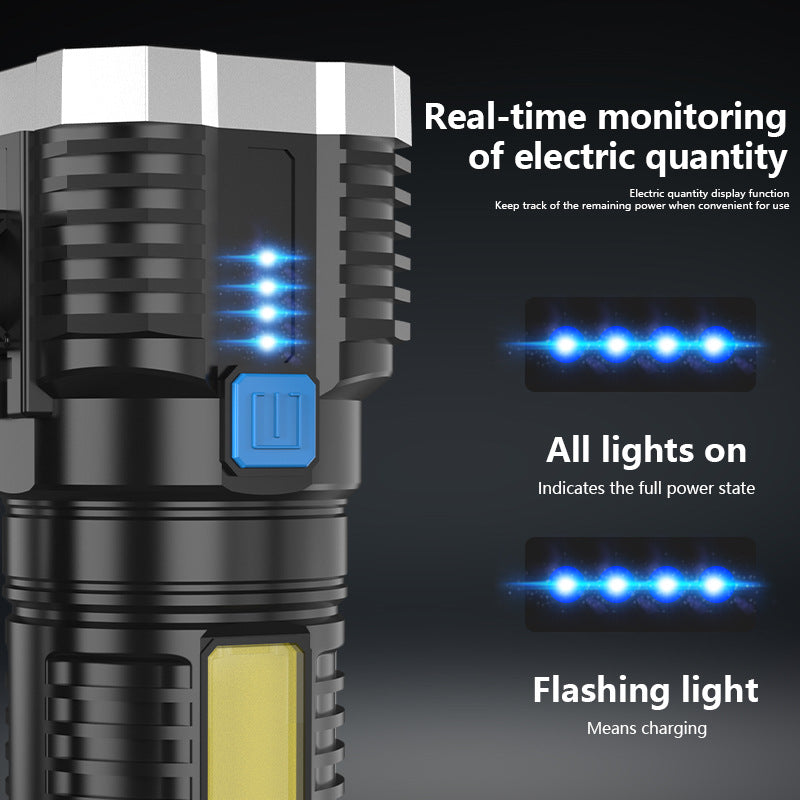 High Brightness Multi-function LED Torch