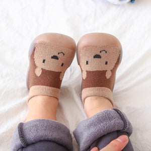 Anti-slip Baby Slippers With Animal Pattern