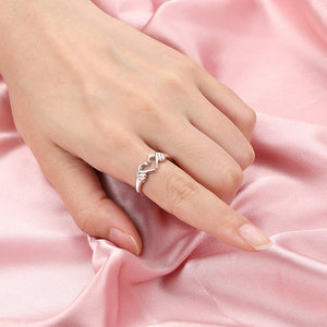 ‘I Love You Forever’ Heart Ring