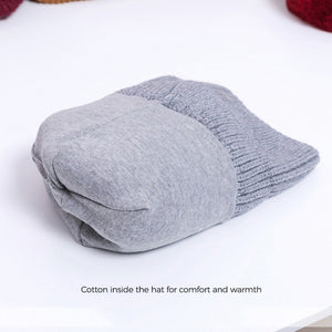 Baby Hat With Double Ball Bow