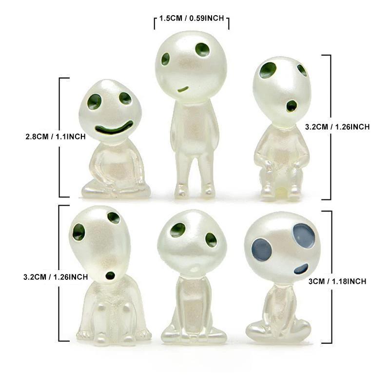 Luminous Garden Ghost Miniature Figurines
