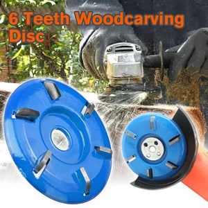 3 or 6 Teeth Power Woodcarving Disc