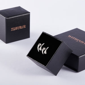 Silver Hug Couple Ring