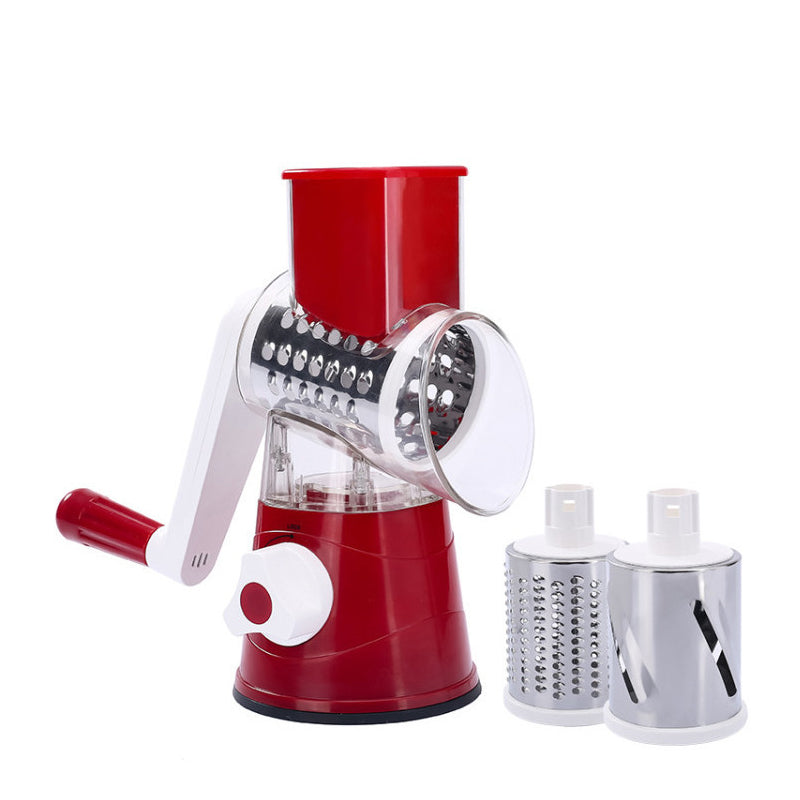 3 in 1 Rotary Cheese Grater Vegetable Slicer