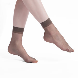Women’s Sheer Crystal Silk Socks