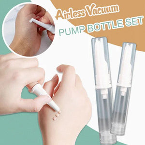 Airless Vacuum Pump Bottle Set