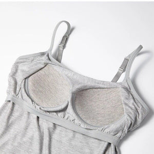 Loose-fitting Tank Top With Built-in Bra