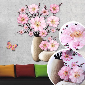 3D Vase Wall Sticker