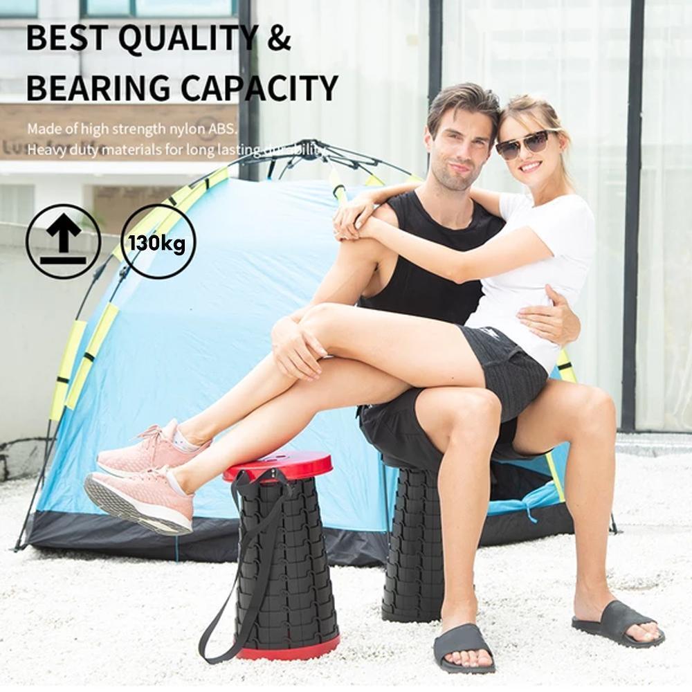 （🎁EARLY CHRISTMAS PROMOTION ）2022 Upgraded Retractable Folding Stool