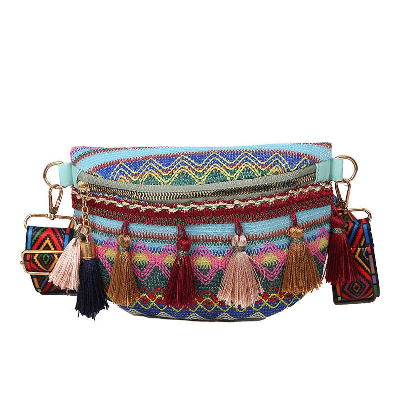 Vintage Colorful Waist Bag