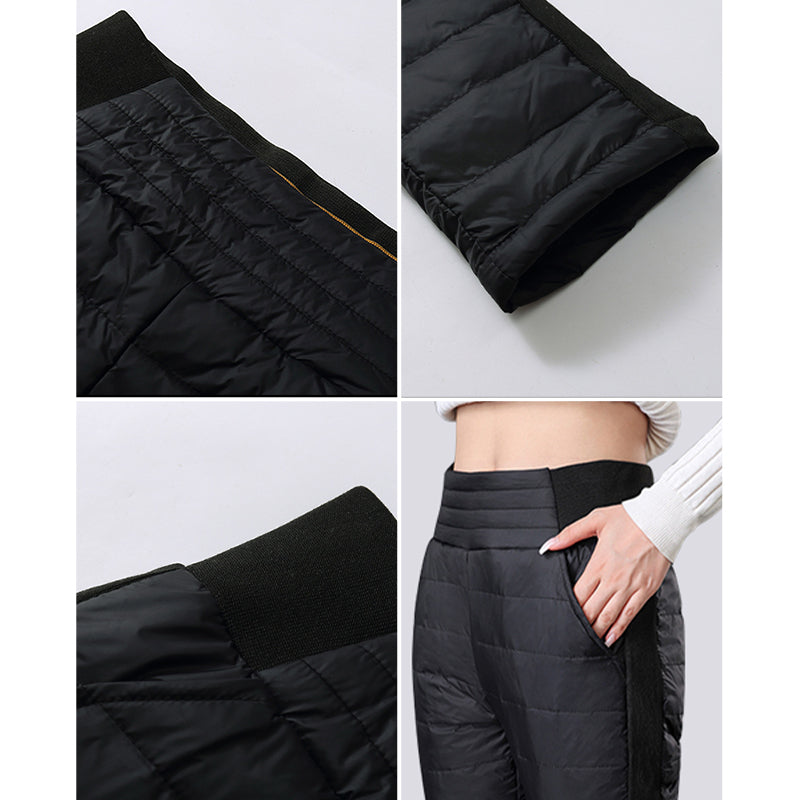 High Waist Light Down Pants