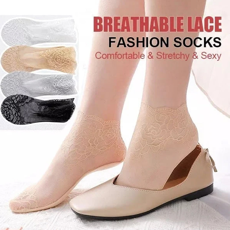 New Ladies Fashion Lace Socks