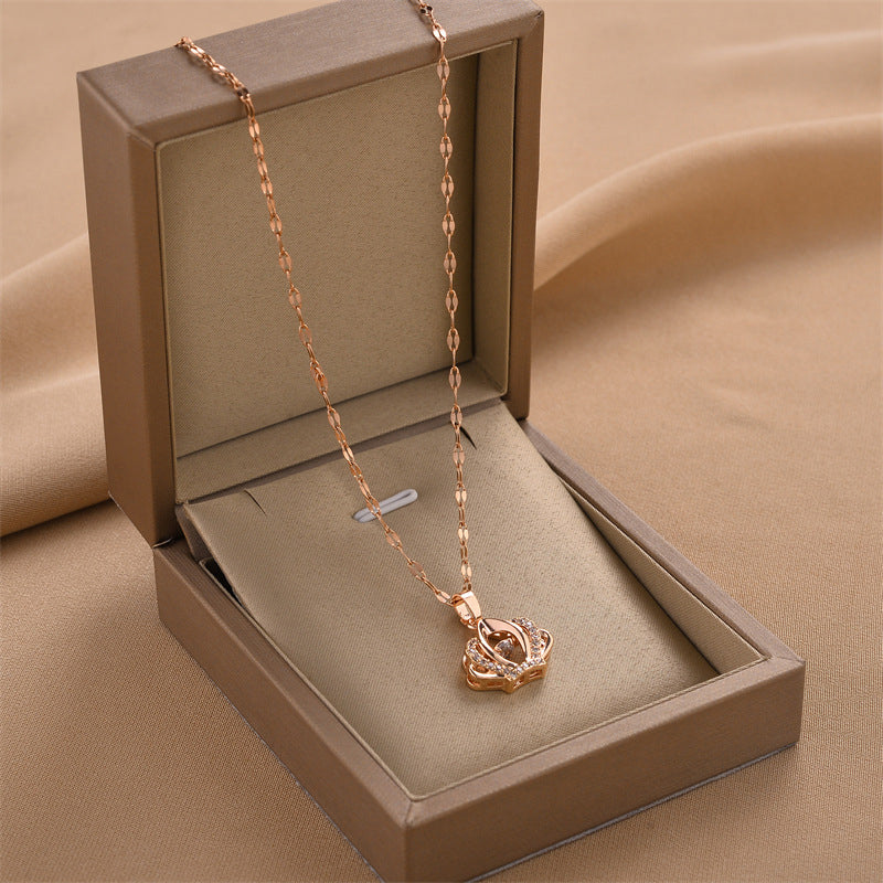 Shining Crown Necklace for Women