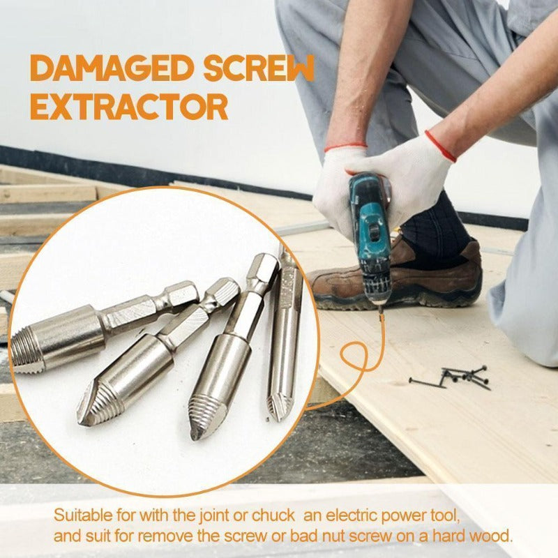 Damaged Screw Extractor Set