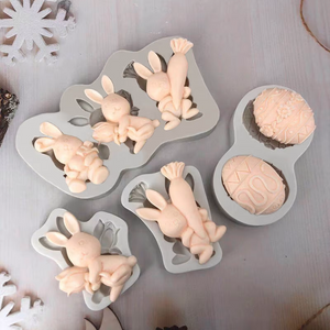 3D Egg Bunny Silicone Mold