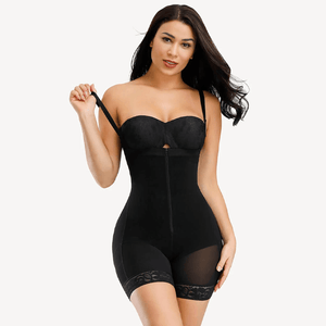 Firm Tummy Compression Bodysuit Shaper with Butt Lifter