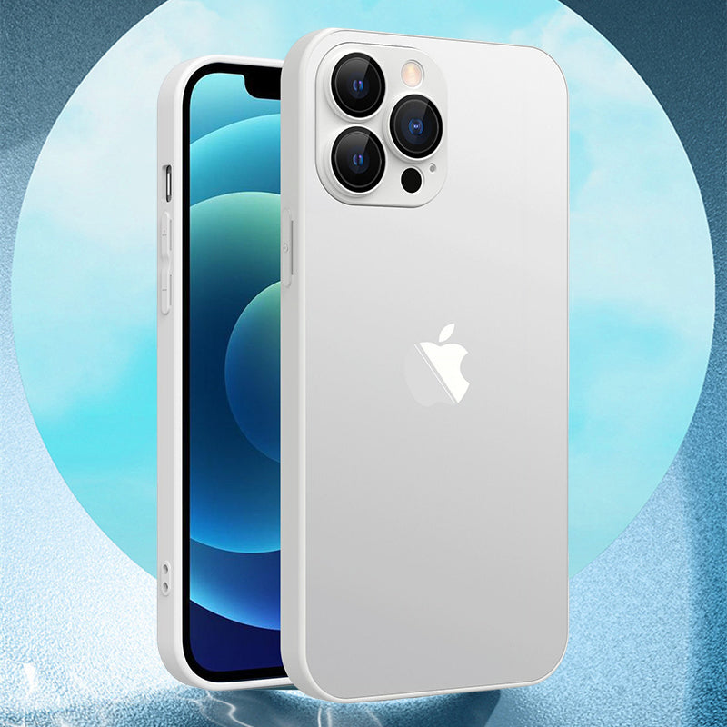 Glass Lens Film Mobile Case for iPhone