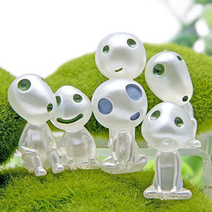 Luminous Garden Ghost Miniature Figurines