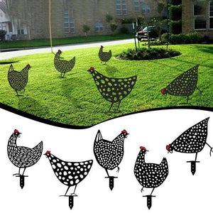 Garden Simulated Chicken Ornament