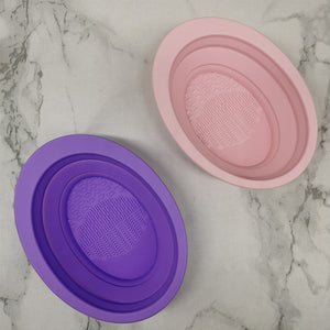 Silicone Makeup Brush Cleaner Bowl