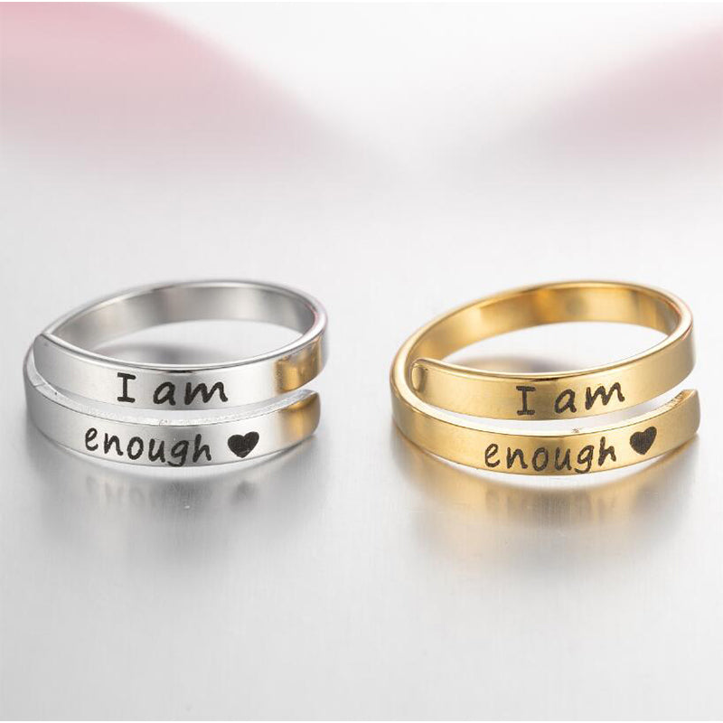 'I AM ENOUGH' Ring