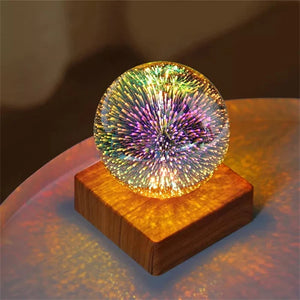 Colorful LED Crystal Ball Night Lamp