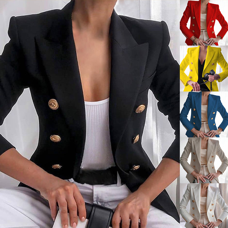 Women's Casual Shoulder Padded Suit