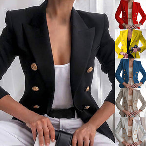 Women's Casual Shoulder Padded Suit
