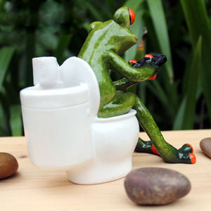 Festival Frog Resin Crafts Frog Pastoral Ornament