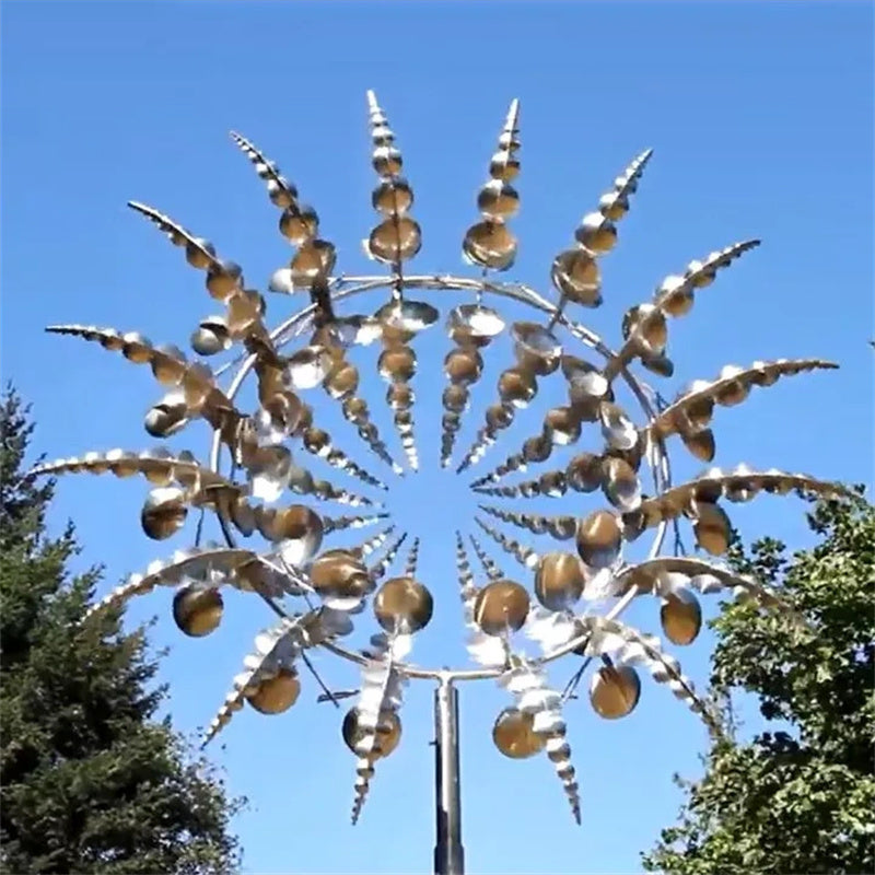 Magic And Unique Metal Kinetic Windmill