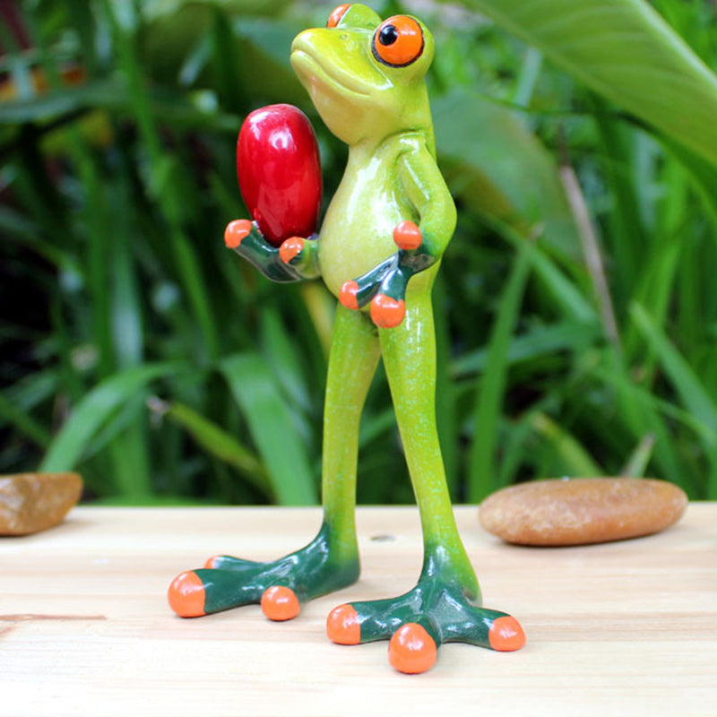 Festival Frog Resin Crafts Frog Pastoral Ornament