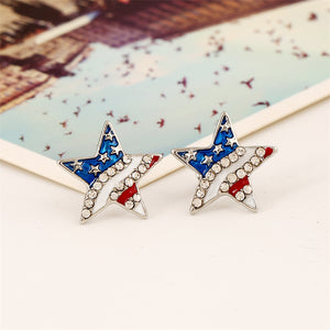 American Star Stud Earrings